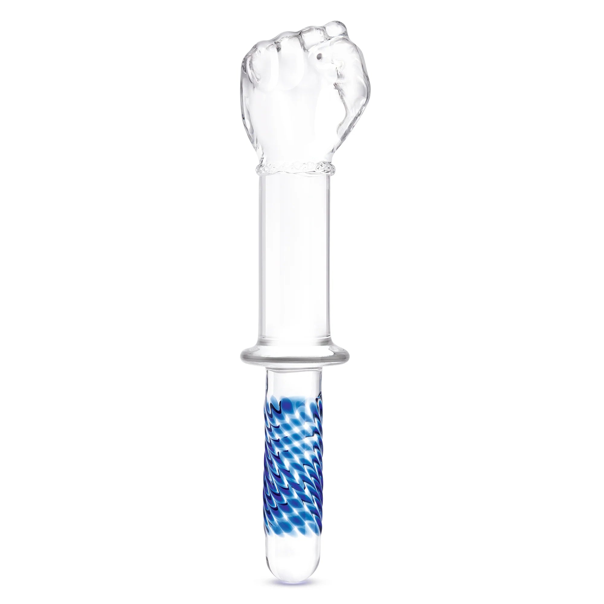 11 Inch Glass Fist Double Ended With Handle Grip