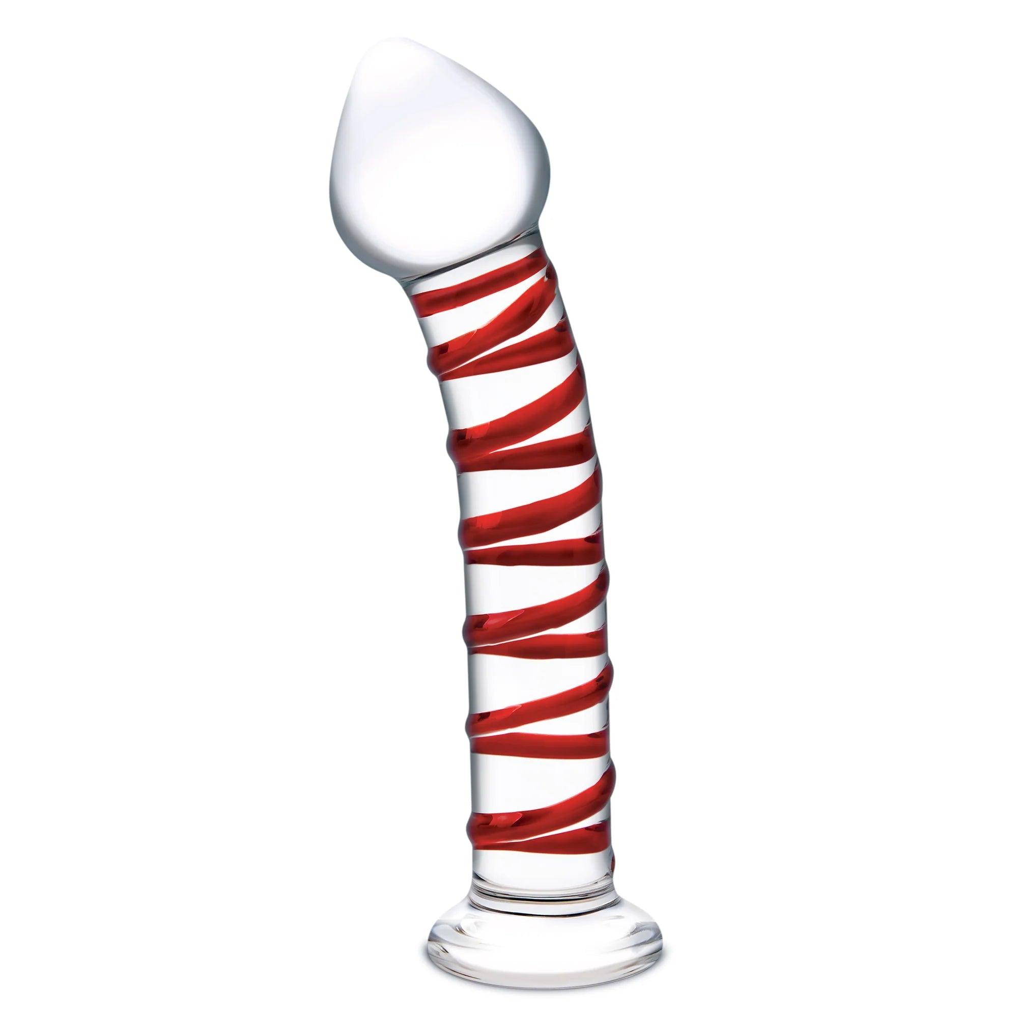 8 Inch Mr. Swirly Glass Dildo