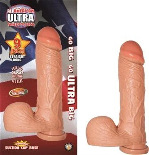 All American Ultra Whoppers - 9 in Straight Dong -Flesh