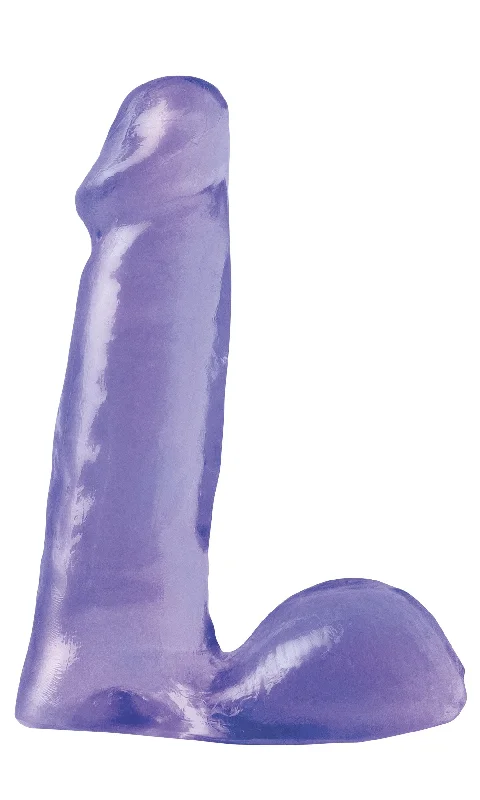 Basix Rubber Works - 6 Inch Dong - Purple