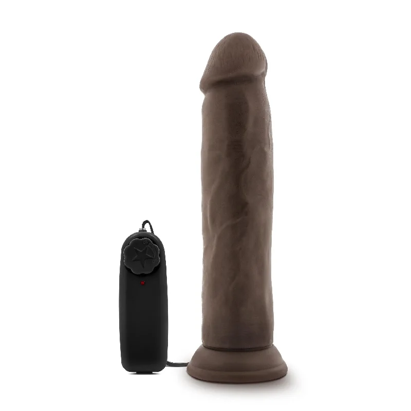 Blush Dr. Skin 9.5 Inch Vibrating Realistic Suction Cup Dildo