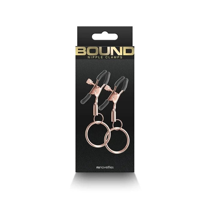 Bound ''C2'' Nipple Clamps -Rose Gold