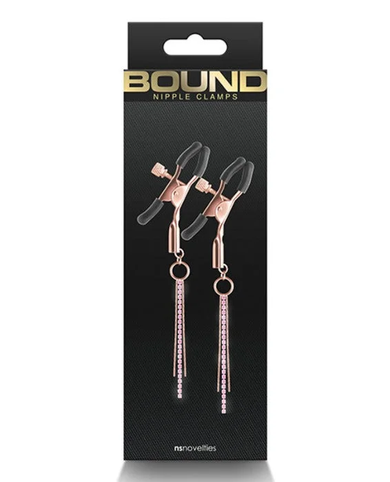 Bound ''D3'' Nipple Clamps -Rose Gold