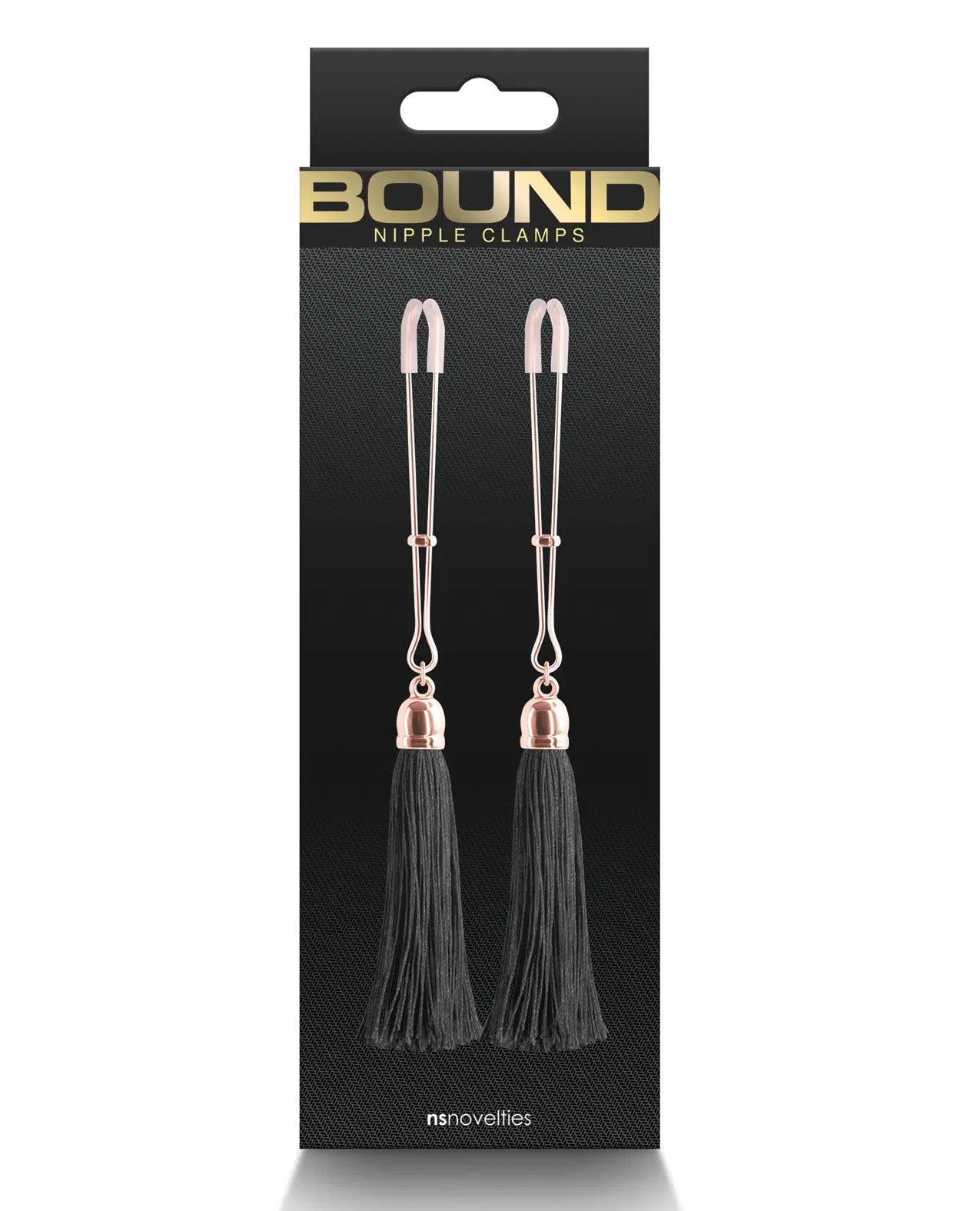 Bound ''T1'' Tassel Nipple Clamps –Black