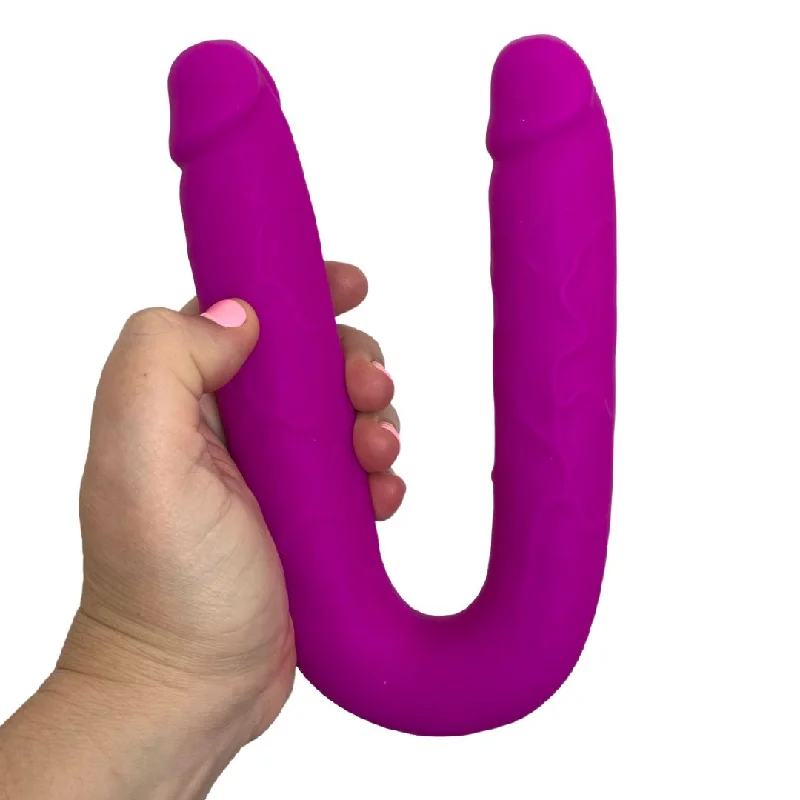 Colours Double Penetration U Shaped Dildo - Purple