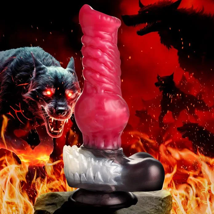 Cujo Canine Werewolf Silicone Dildo with Knot