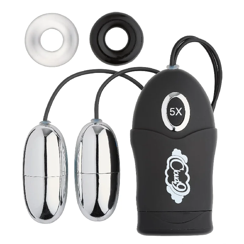 D Wtc Dual Egg Vibrator Black