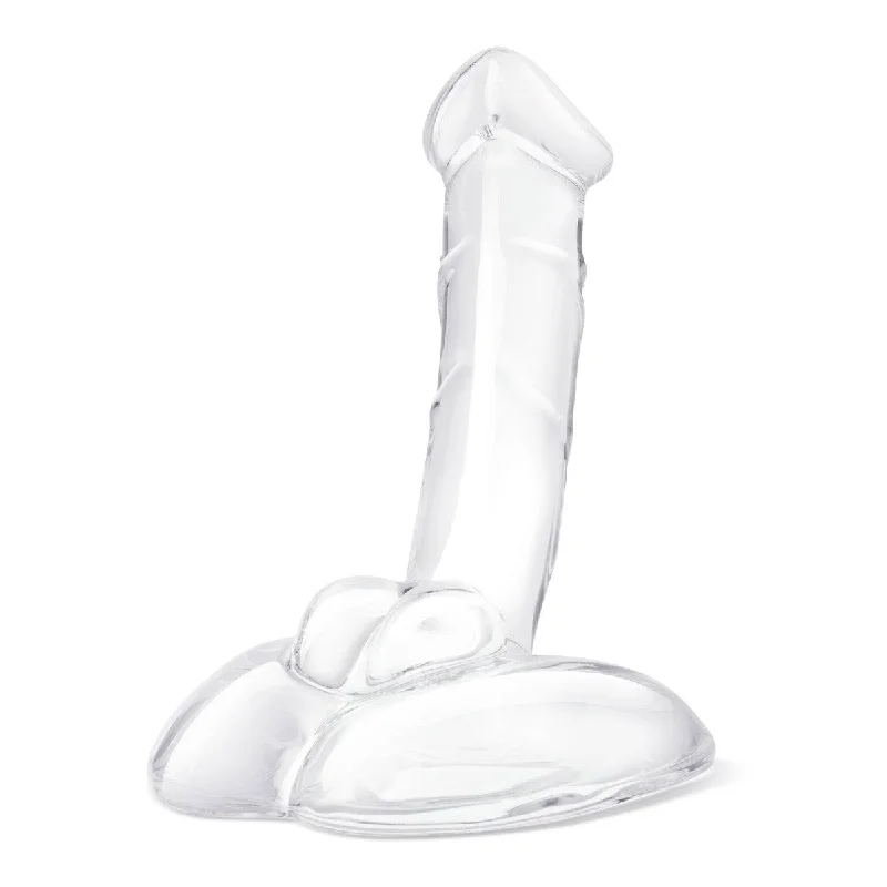 Glas 7.5Inch Rideable Standing Glass Cock With Stability Base