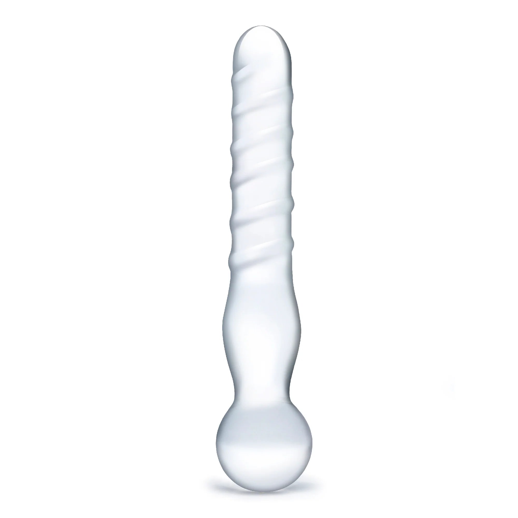 Joystick Clear Glass Dildo