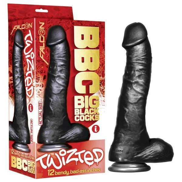 BBC (Big Black Cocks) - Twizted - Black 30.5 cm (12'') Dong