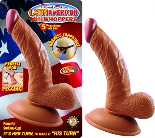 Latin American Mini Whoppers%-Inch Curved Dong  With Balls - Latin