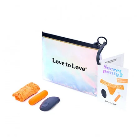 Love to Love Secret Panty Vibe 2 - Neon Orange