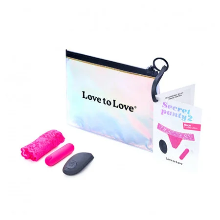 Love to Love Secret Panty Vibe 2 - Neon Pink