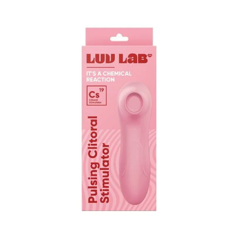 Luv Lab Cs19 Pulsing Clit Stimulator Silicone Light Pink