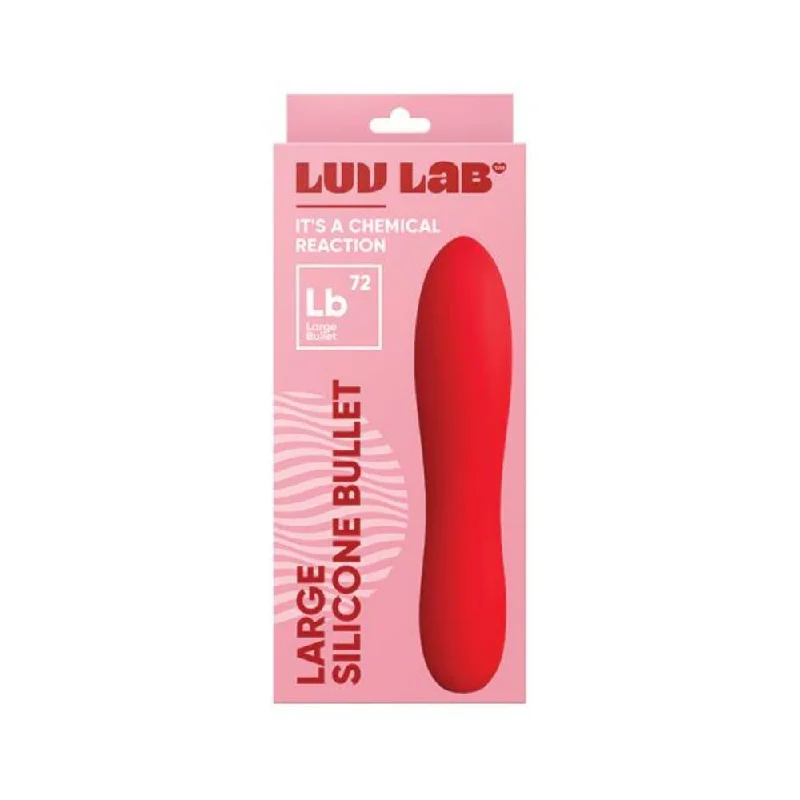 Luv Lab Lb72 Large Bullet Silicone Red