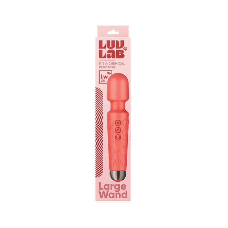 Luv Lab Lw96 Large Wand Silicone Coral