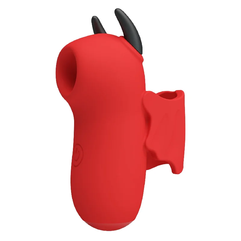 Magic Devil Finger Vibrator - Red