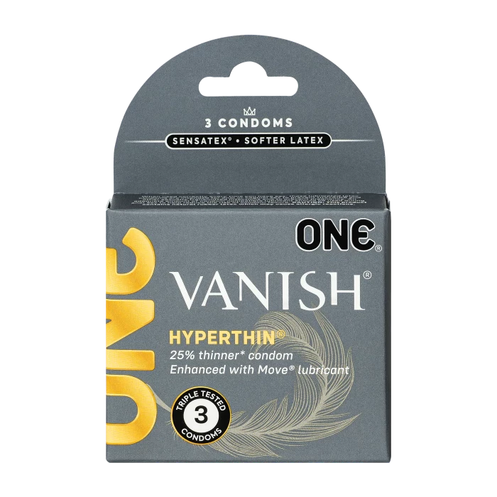 ONE® Vanish Hyperthin Condoms 3-Pack