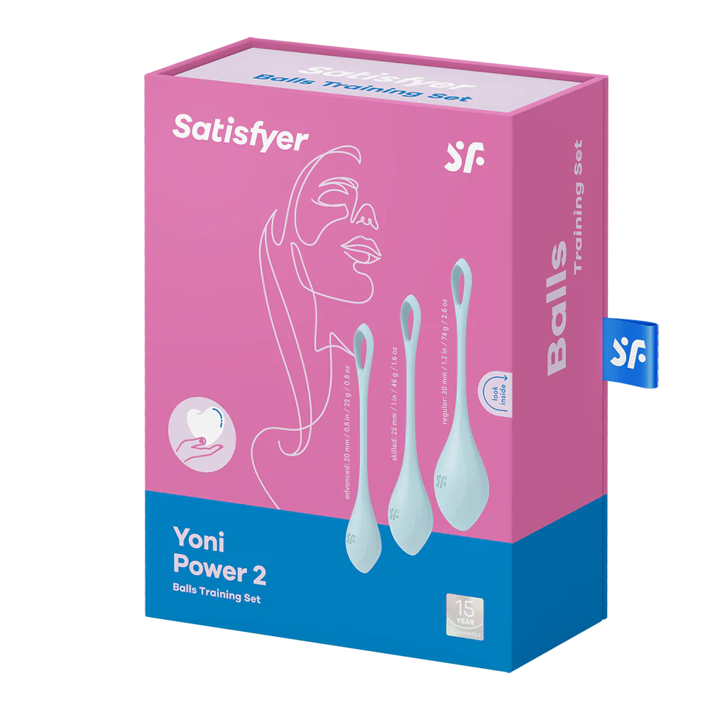 Satisfyer ''Yoni Power 2'' Trainer Set  -Light Blue