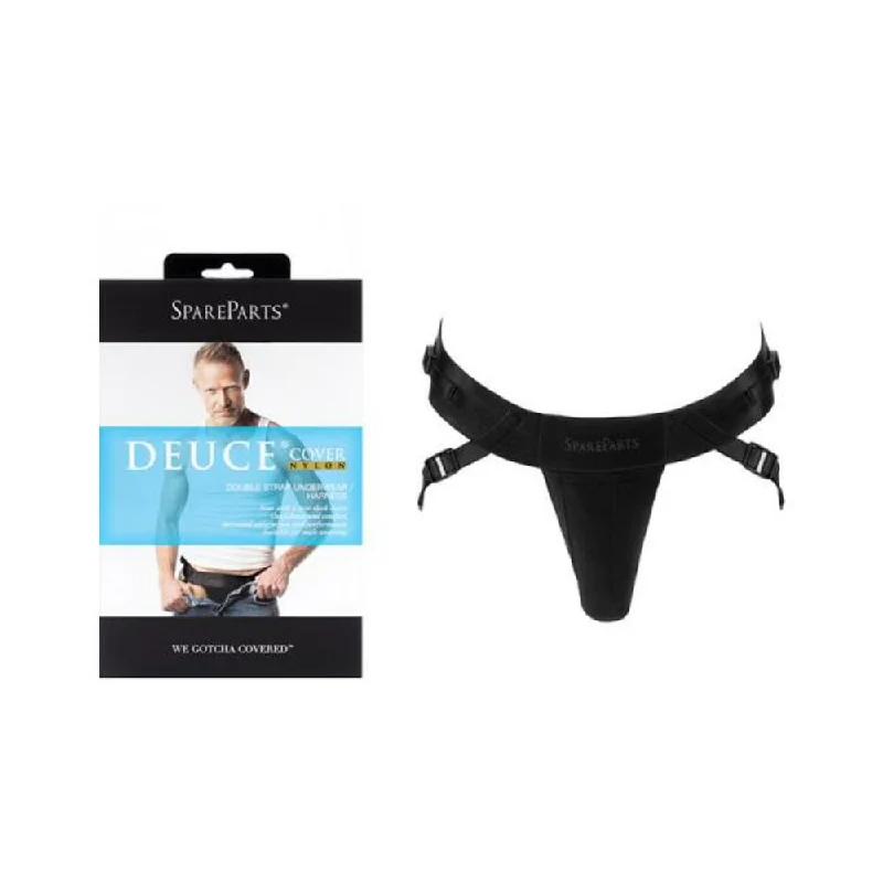 Spareparts Deuce Cover Underwear Harness Black (double Strap) Size A Nylon