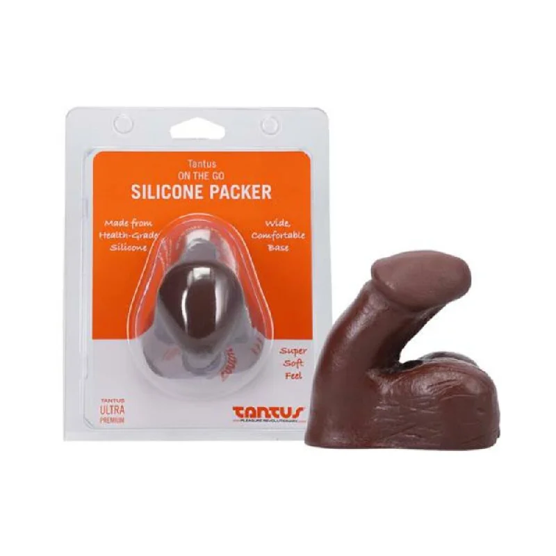 Tantus On The Go Silicone Packer Espresso (clamshell)