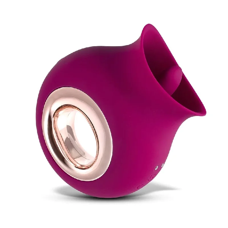 Alvina Luxury Tongue Licking Vibrator - Magenta