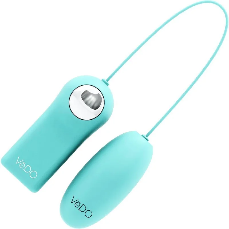 Ami Remote Control Silicone Vibrating Bullet - Turquoise