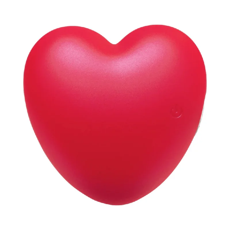 Amore Silicone Vibrating Heart - Red