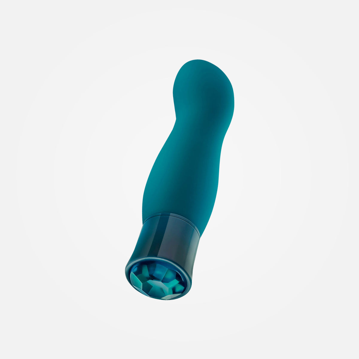 Blush Oh My Gem Fierce Rechargeable Warming Silicone G-Spot Vibrator Blue Topaz