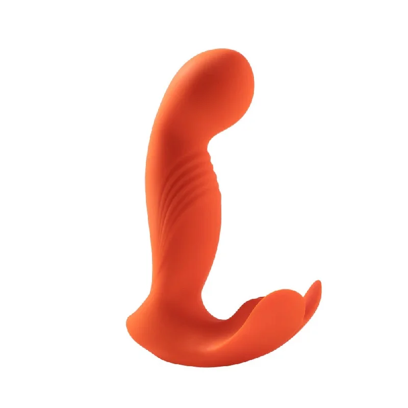 Crave 3 Rotating Head G-Spot Dual Stimulator - Remote Control - Orange