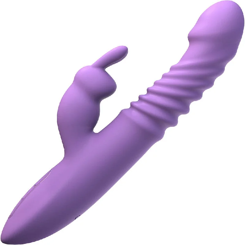 Fantasy For Her - Thrusting Silicone Rabbit Rechargeable - Purple