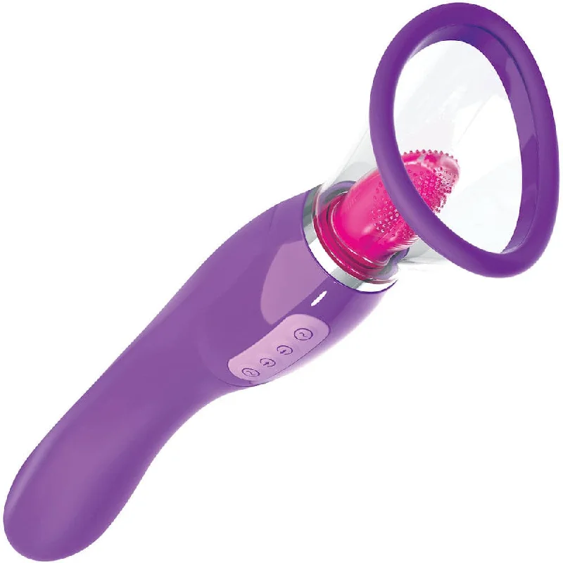 Fantasy For Her - Her Ultimate Pleasure Silicone Vibrating Rechargeable Clit Stimulator - Purple