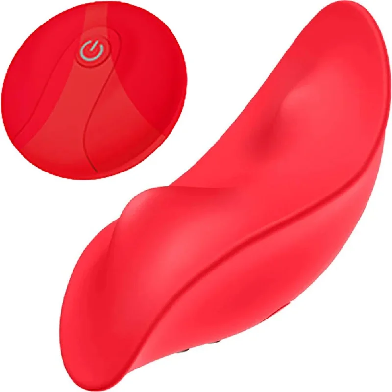 Luv INC. Pv-72 Rechargeable Remote Control Wearable Vibe - Red