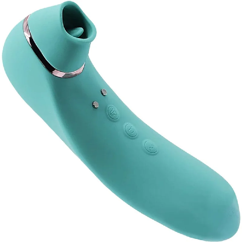 Nü Sensuelle Trinitii 26-Function Rechargeable Flickering Tongue Vibrator - Electric Blue