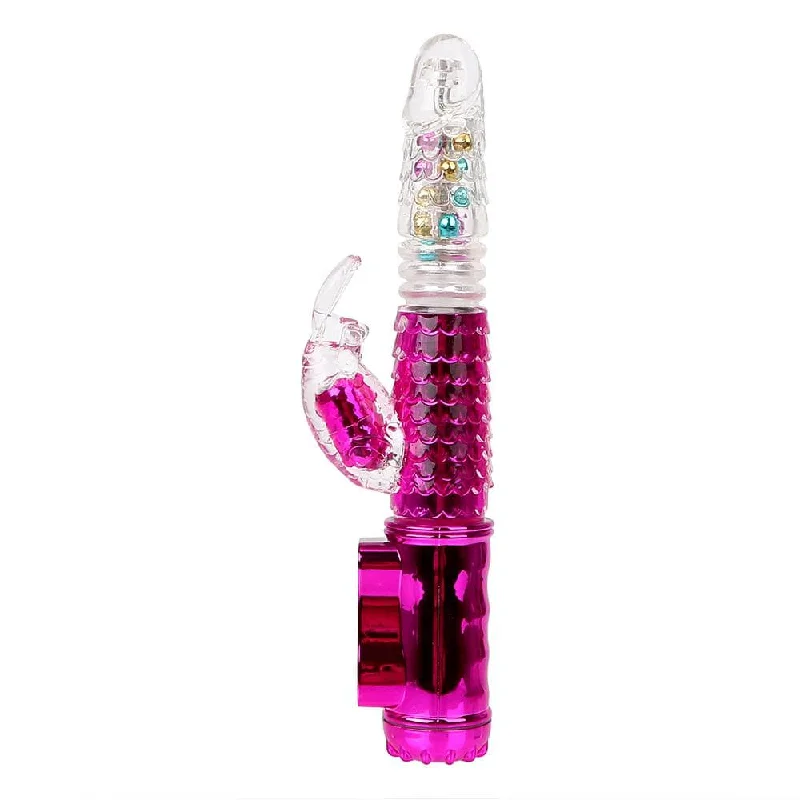 Scaly Pleasure 32-Frequency Rotating Vibrator G-spot|/|Rabbit Jack Crystal