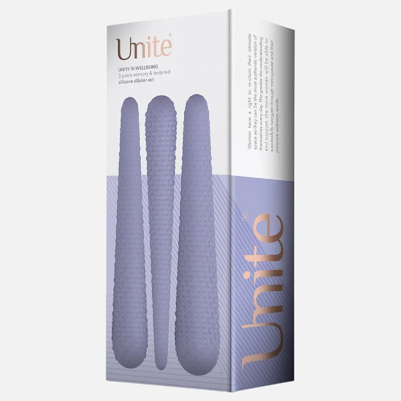 Unite Wellbeing 3 Piece Pelvic Floor Sensory Silicone Dilator Set