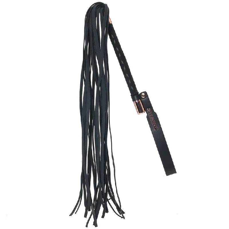 Vegan Leather Whip in Black