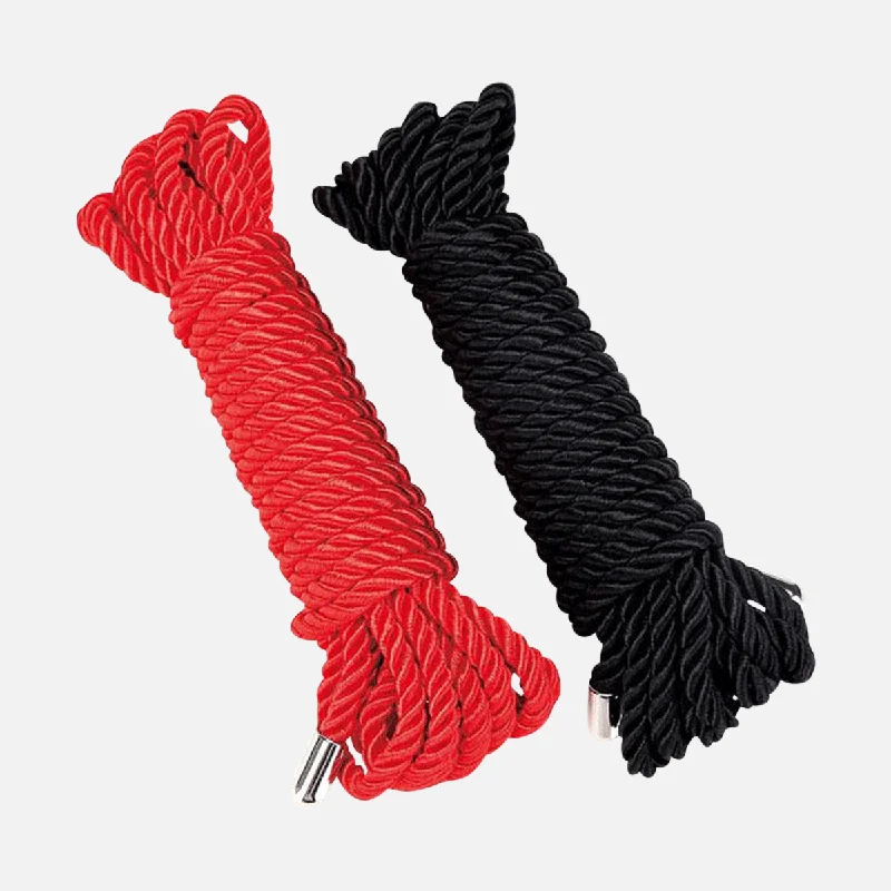 WhipSmart Heartbreaker Satin BDSM Rope - 2pk