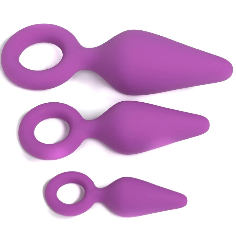 Backdoor Bliss Beginner Silicone Butt Plug Training Set