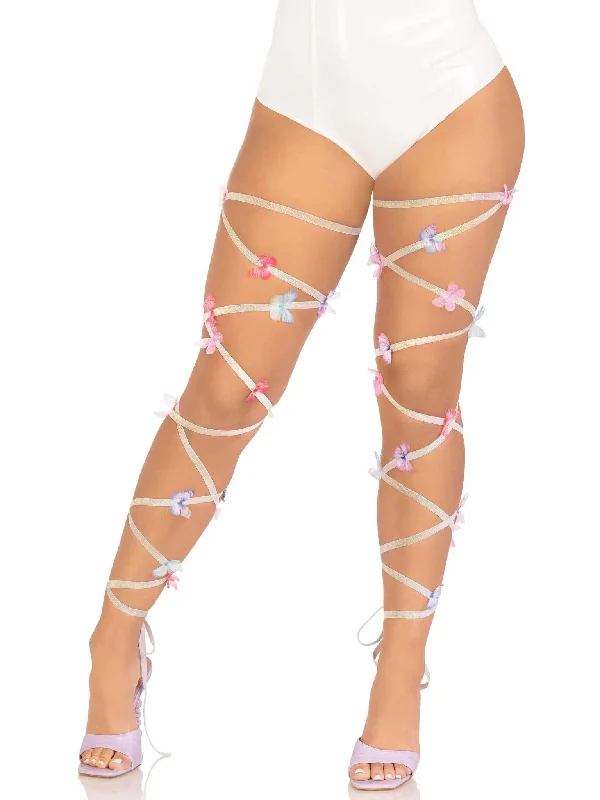 Butterfly Leg Wraps - One Size - Multicolor