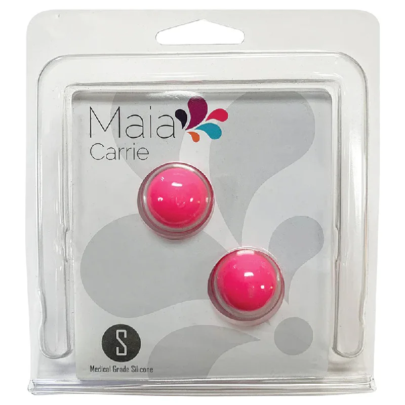 Carrie Silicone Kegel Balls - Neon Pink