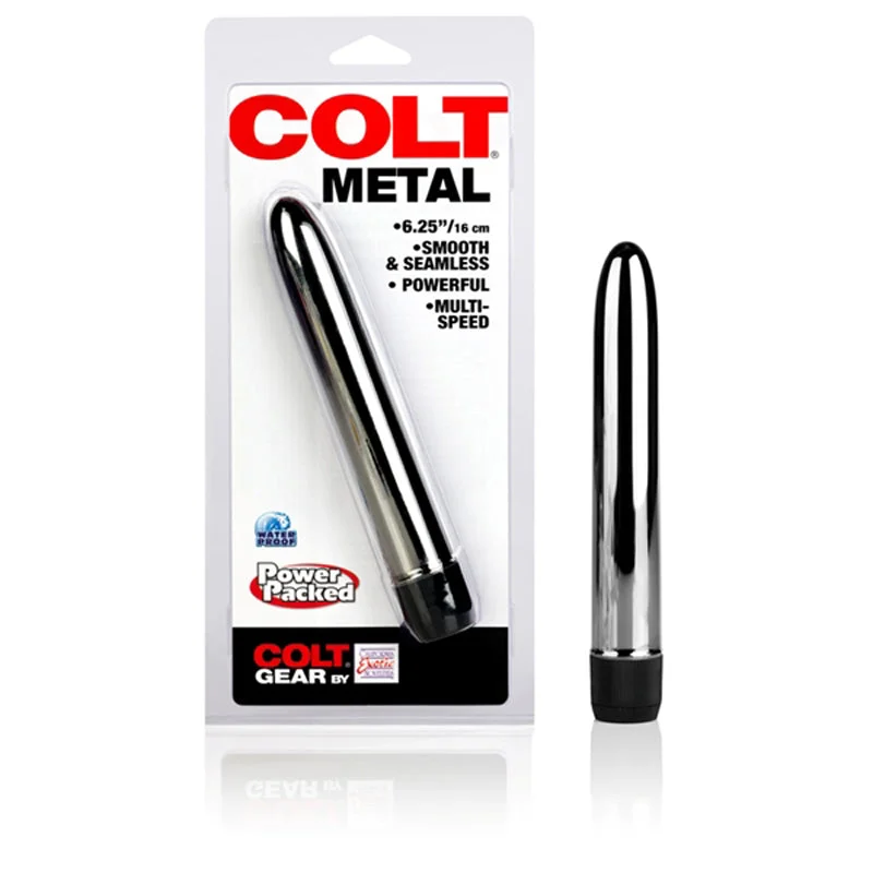 COLT Metal 6 inch Silver Vibrator