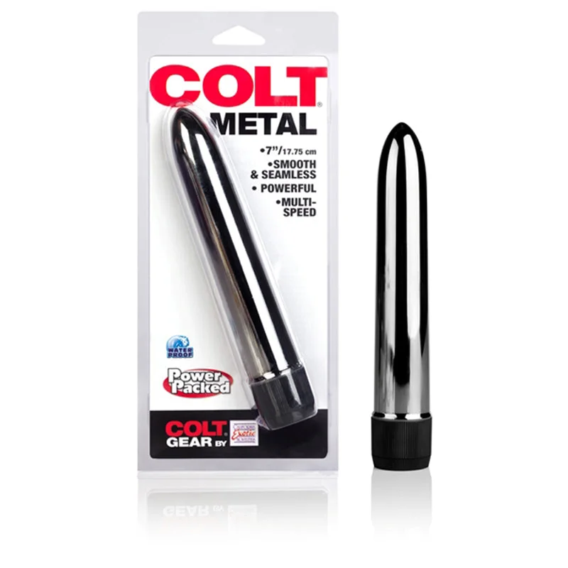 COLT Metal 7 inch Silver Vibrator