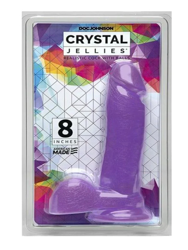 Doc Johnson Crystal Jellies 8" Dildo