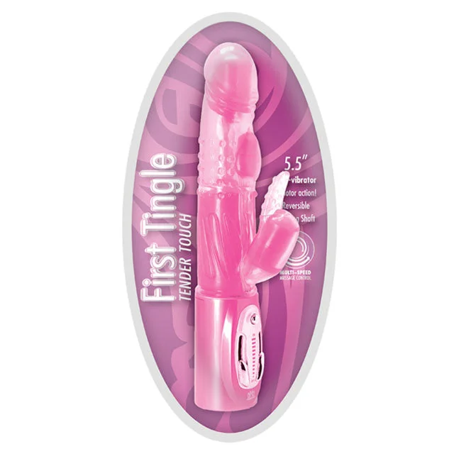 First Tingle Tender Touch 5.5in Pink Vibrator