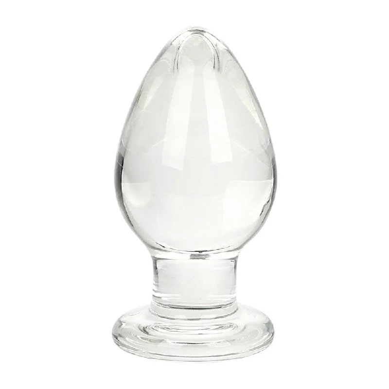 Giant Clear Anal Glass Toy