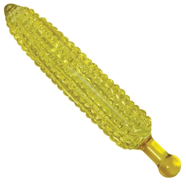 Glass Gem Dildo (Jasper Corn)