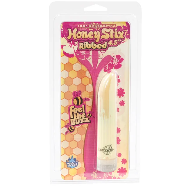 Honey Stix Vibrator 4.5in. (Ribbed)