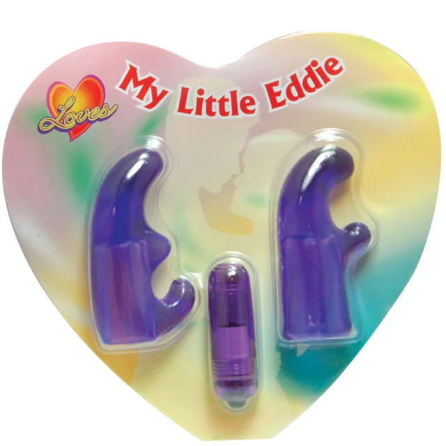 My Little Eddie Waterproof Bullet Vibrator (Purple)