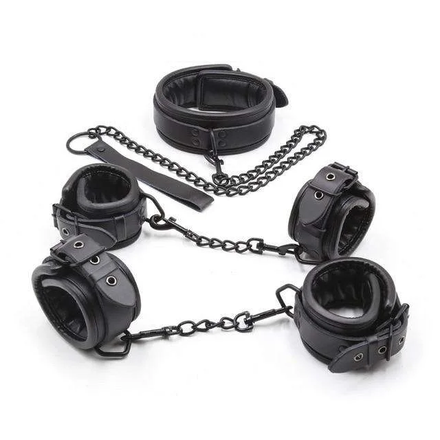 Premium Leather BDSM Restraints Set